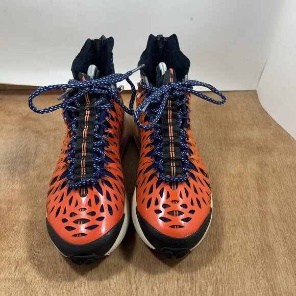 Nike Air Max 270 ISPA Men Size 7.5 Blue Void/Terra Orange BQ1918 400 - Picture 2 of 9